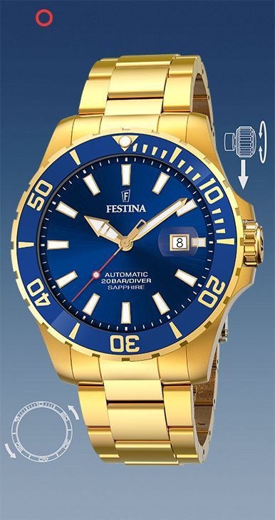 Reloj festina sales chapado en oro