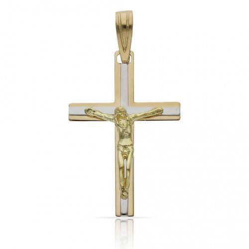 Cruz Bicolor con Cristo